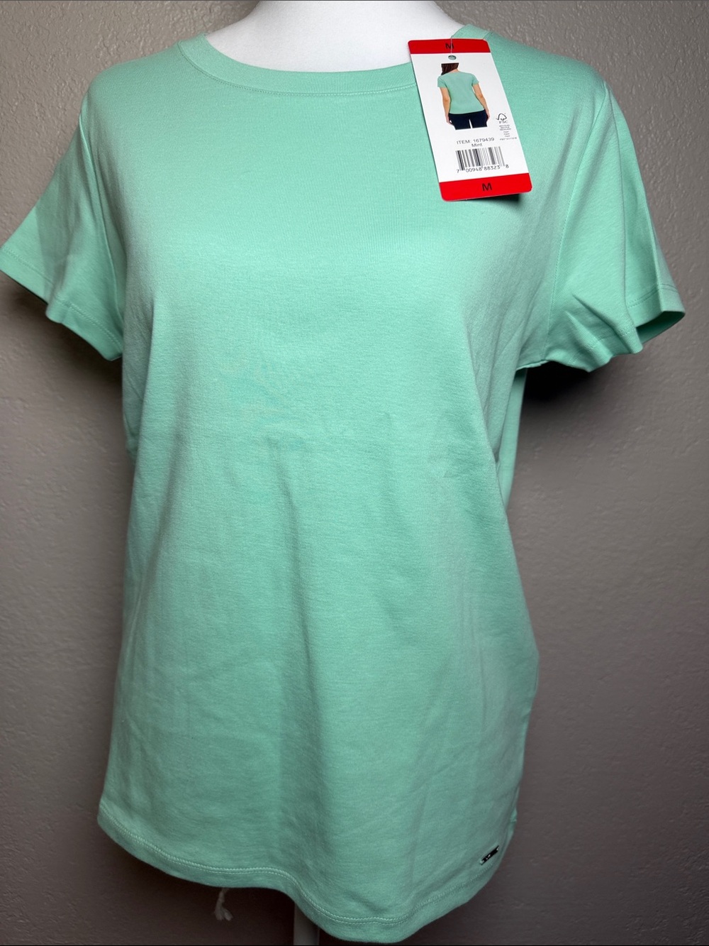 DKNY Mint Green Organic Cotton Tee